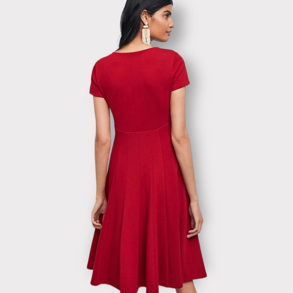 MAEVE | Anthropologie Lincoln Center Midi Dress in Red, Size Small - Picture 3 of 9